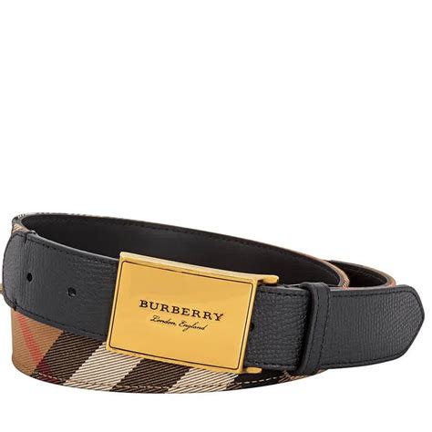 burberry black belt|burberry belt black women.